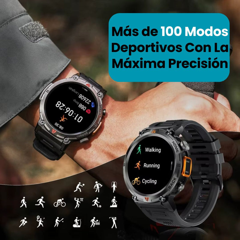 SmartWatch HyperTrek™ [ULTRA RESISTENTE] + Pulseras De Regalo 🎁