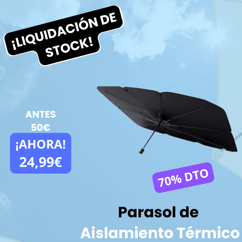 Parasol de Aislamiento Térmico para coche