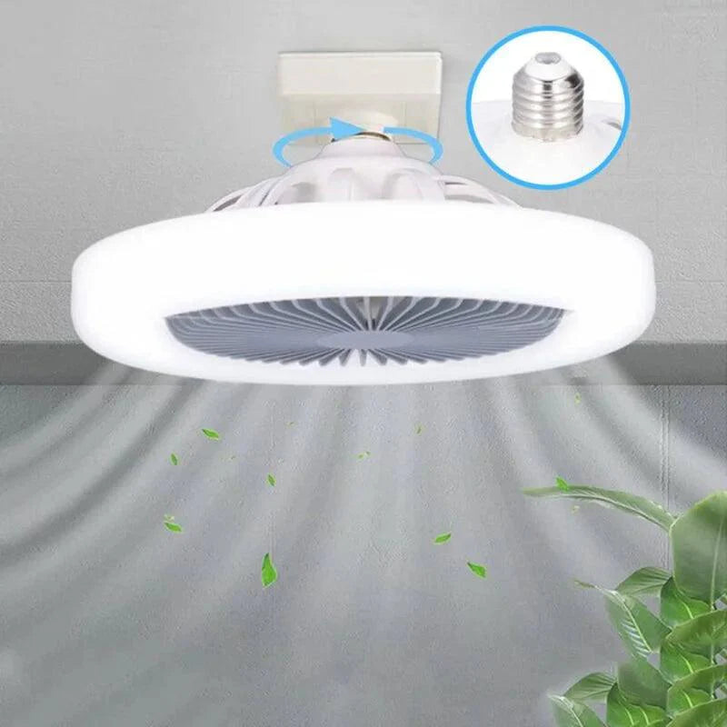 Ventilador De Techo 2 en 1 Con Luz LED Ajustable