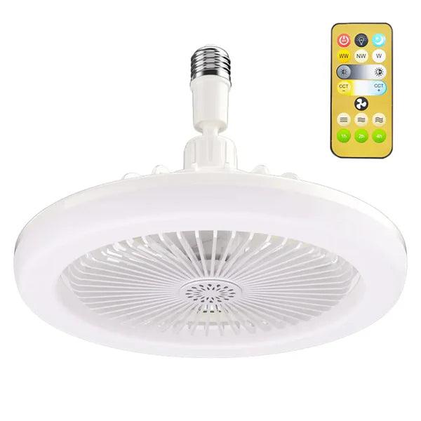 Ventilador De Techo 2 en 1 Con Luz LED Ajustable