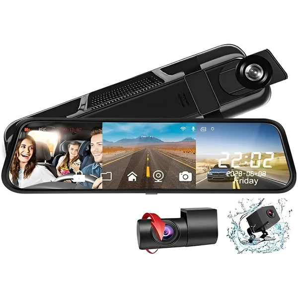 Retrovisor Inteligente SmartView Pro™ - Sistema Android - Cámaras 4K Full HD + Regalo Sorpresa 🎁